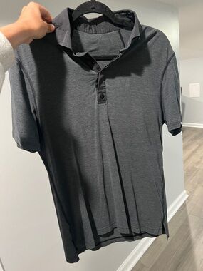 lululemon athletica Men's Dark Gray Polo